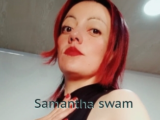 Samantha_swam